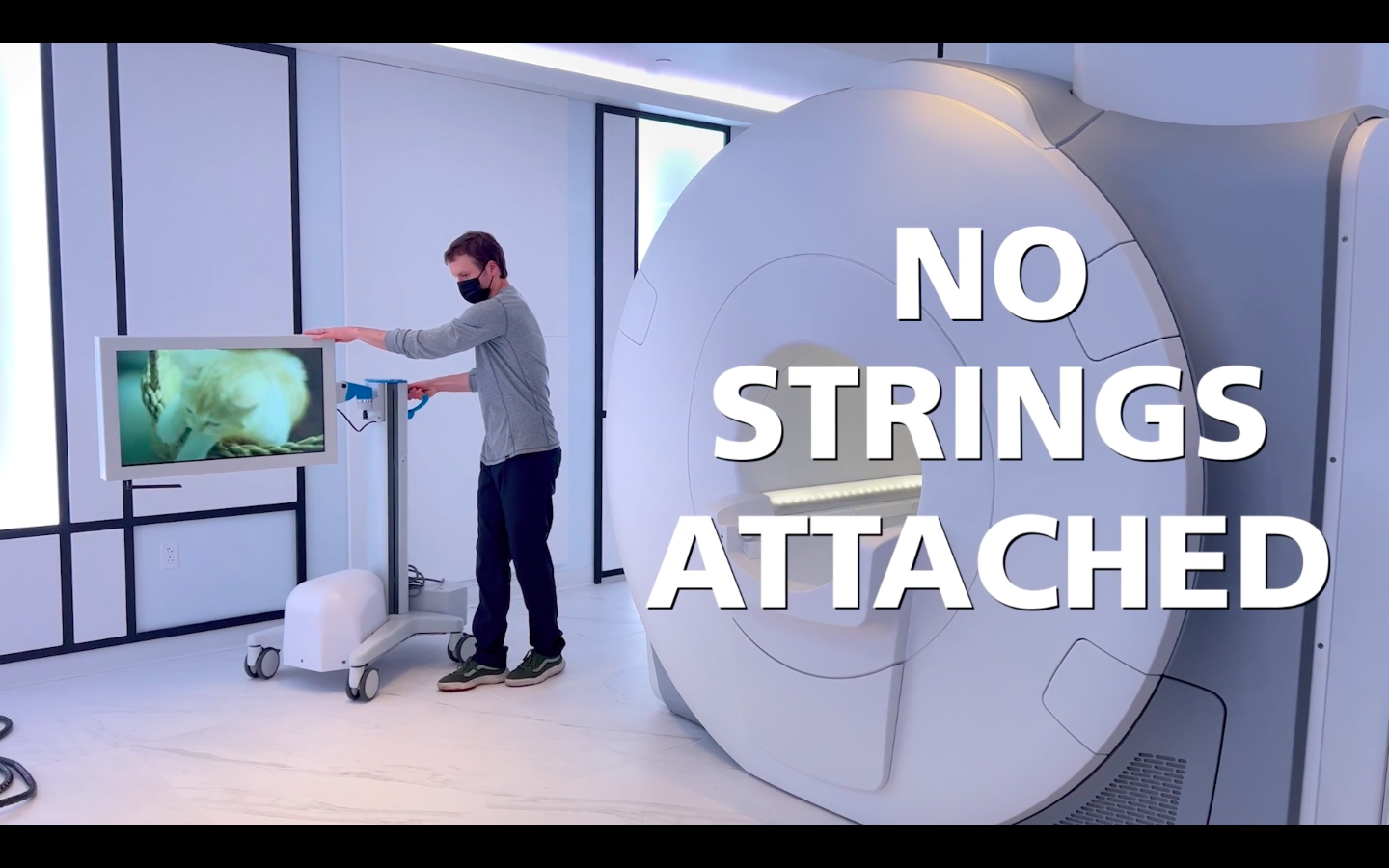 Wireless MRI In-Bore Viewing Video Display to improve MRI productivity, patient experience and ROI - installed in as little as 15 minutes - no construction, no downtime.