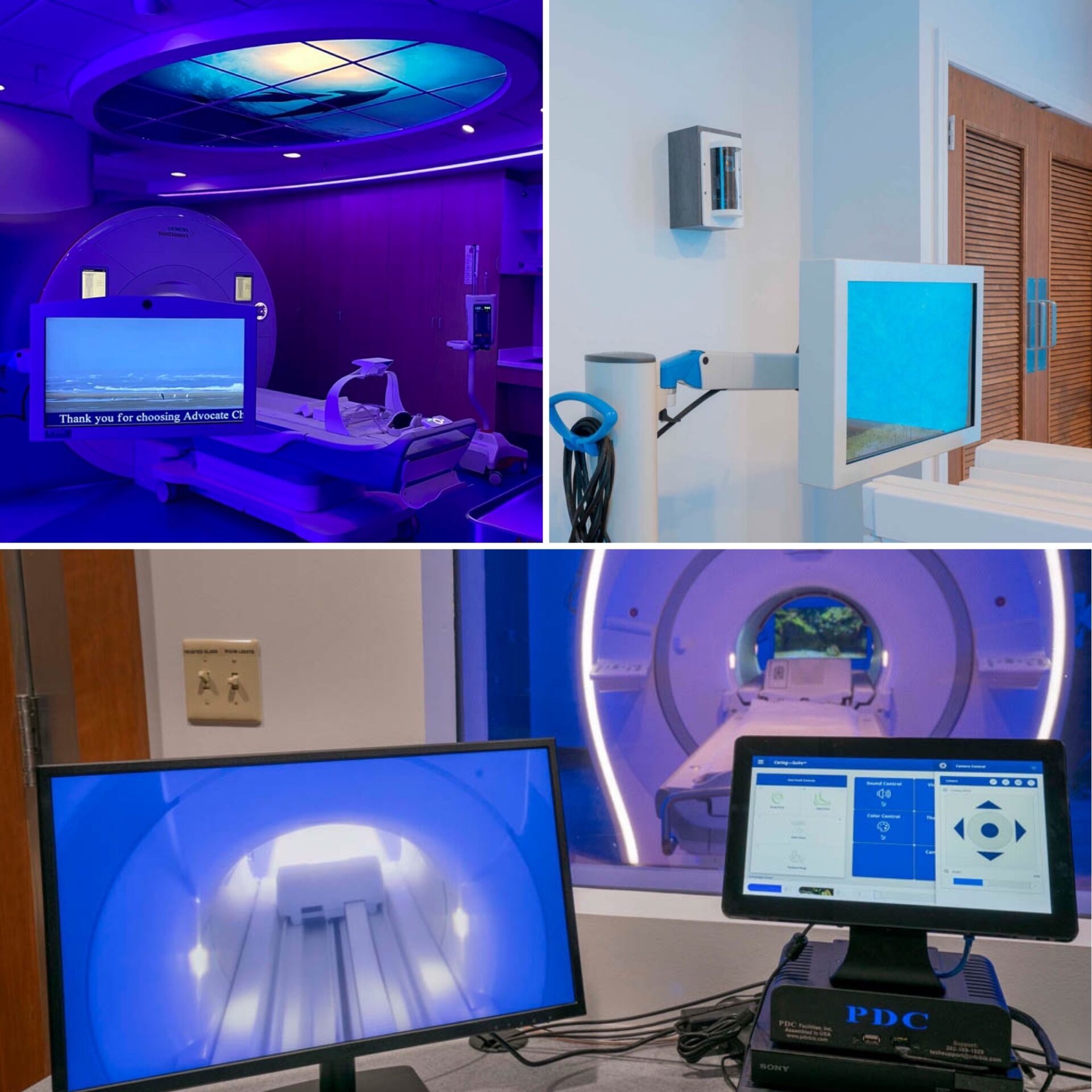 PDC MRI Pan-Tilt-Zoom (PTZ) Camera and In-Bore Viewing Video Display with integrated camera